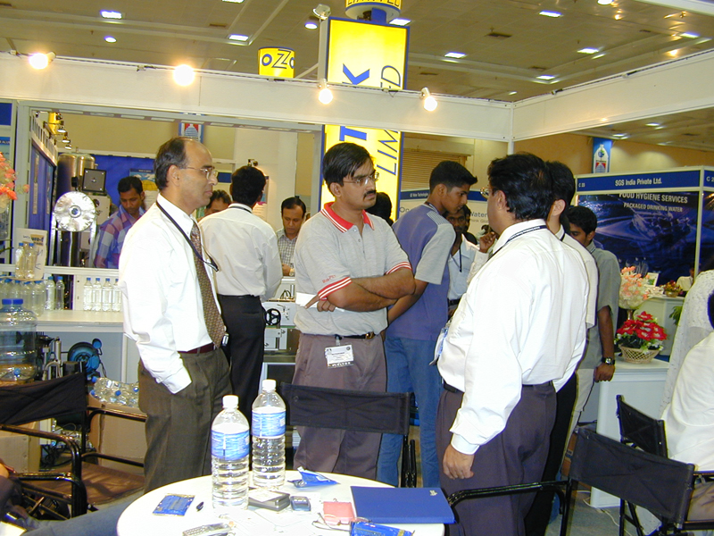  Coca Cola people visit our booth in Chennai, India